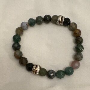 Brighton Multicolor Beaded Bracelet with Silver Accents